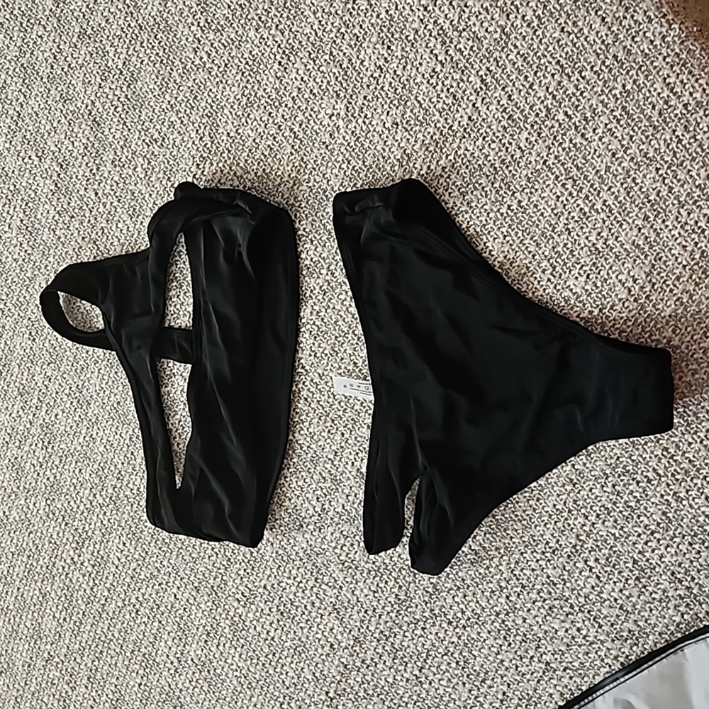 Black nwt shein two piece